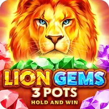 Lion Gems 3 Pots: Hold and Win